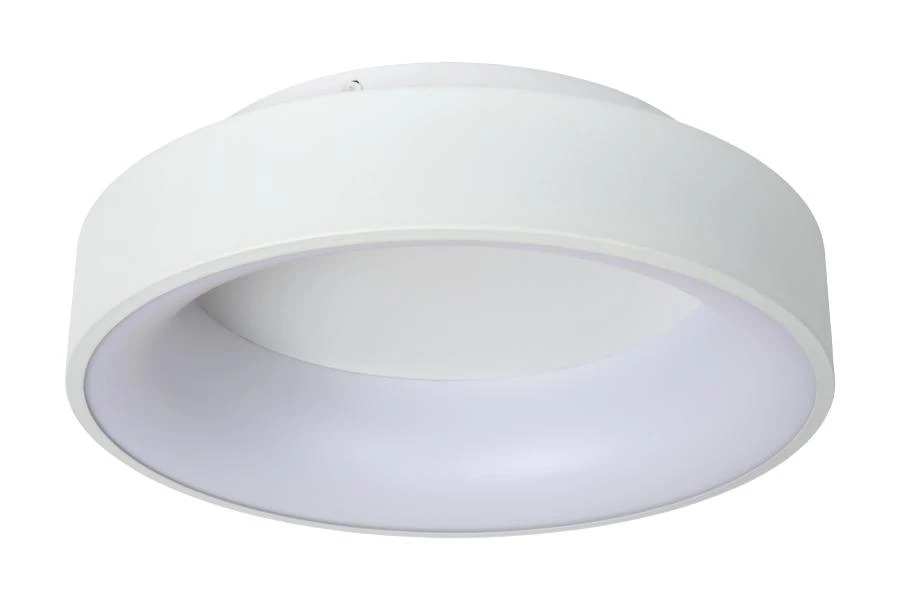 Lucide MIRAGE - Plafonnière - Ø 38 cm - LED Dimb. - 1x22W 2700K - Wit - uitgezet